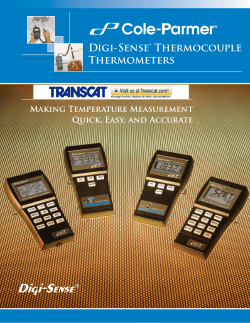 Cole-Parmer WD-93000-00 Oakton Thermocouple Thermometer