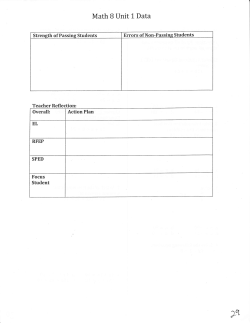 Math B Unit l- Data - Cal