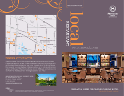 A u R ANT - Sheraton Suites Chicago Elk Grove