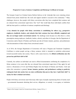 Proposal to Create a Sentence Completion and Discharge