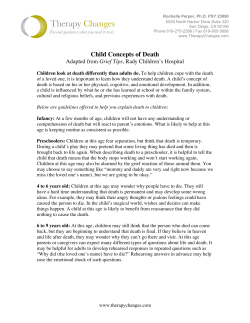 Child Concepts of Death