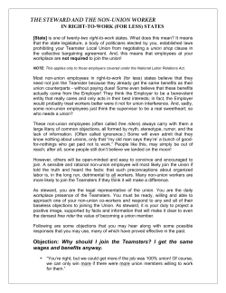 THE STEWARD AND THE NON