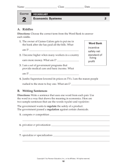 A. Riddles B. Writing Sentences