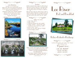 Lee River B and B Brochure december 2015.pub