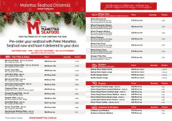 Manettas Seafood Christmas