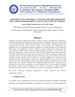 GE-International Journal of Management Research