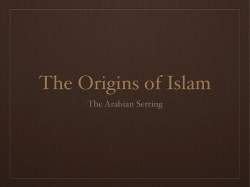 The Arabian Setting