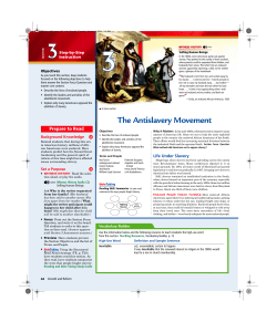 The Antislavery Movement