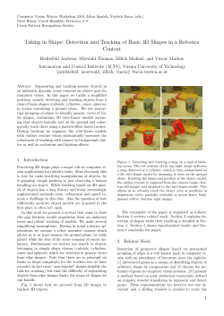 Taking in Shape: Detection and Tracking of Basic 3D