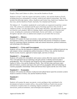 Indiana Academic Standards-Social Studies
