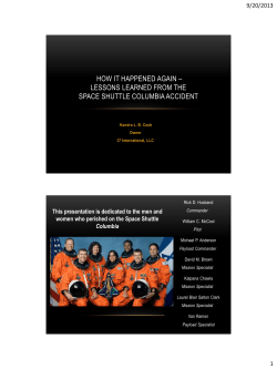 Presentation - Society of Corporate Compliance and Ethics