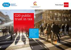 G20 public trust in tax