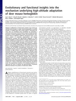 Storz et al. 2009 PNAS - AIM-UP!