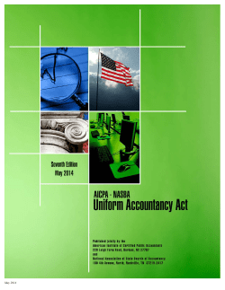 Uniform Accountancy Act