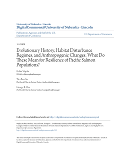 Evolutionary History, Habitat Disturbance Regimes, and