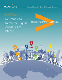 Five Trends Will Stretch the Digital Boundaries of Defense