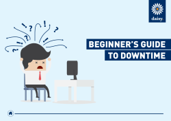 beginner`s guide to downtime