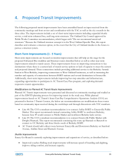 4. Proposed Transit Improvements