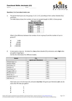 L1-2 Decimals Functional Maths