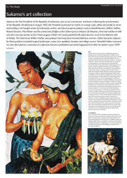 Sukarno`s art collection
