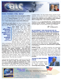 DOES YESHUA STILL HEAL? - God`s Learning Channel