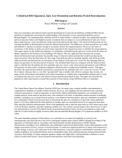 Paper - AMOS Conference