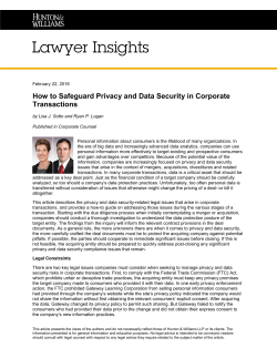 How to Safeguard Privacy and Data Security in Corporate