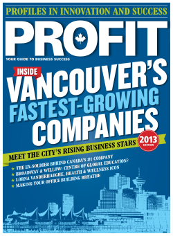 profiles in innovation and success