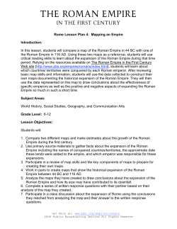 Rome Lesson Plan 4
