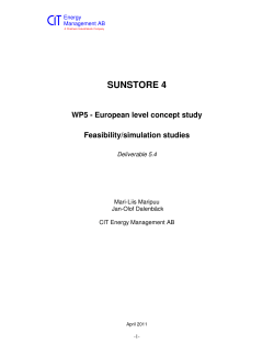 Feasibility/simulation studies