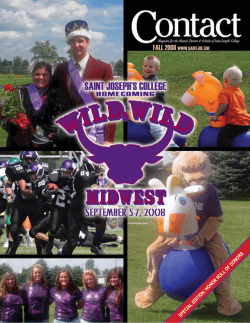 2008 Fall - Saint Joseph`s College