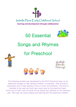 the booklet here - Isabella Plains Early Childhood School