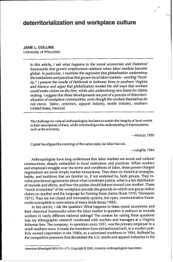 deterritorialization and workplace culture