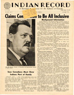 Indian - Algoma University Archives