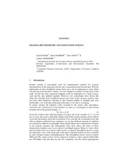 CHAPTER 5 IMAGING SPECTROMETRY AND