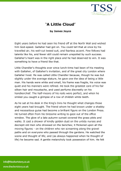 A Little Cloud - The Short Story