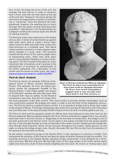 Pont du Gard: Analysis - California Academic Decathlon