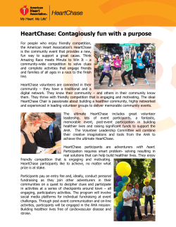 HeartChase: Contagiously fun with a purpose
