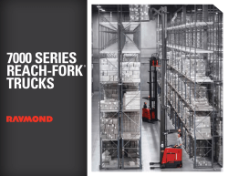 7000 series reach-fork trucks