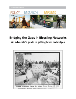 Bridging the Gaps in Bicycling Networks