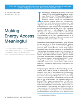 Making Energy Access Meaningful