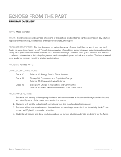 Echoes From The Past - Royal Tyrrell Museum