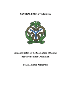 Guidance Notes on Credit Risk Capital Requirement Revised