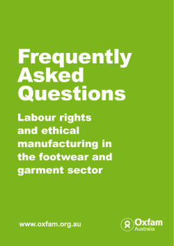 Labour rights and ethical manufacturing in the footwear and