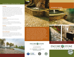 EXTERIOR PAVERS
