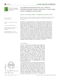 crystal structure prediction