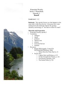 Runoff - Takshanuk Watershed Council