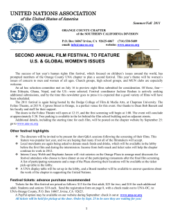 Summer/Fall 2011 - United Nations Association