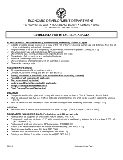 Detached Garages - Village of Round Lake Beach