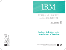 Journal of Business and Management